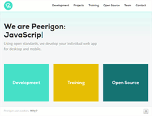 Tablet Screenshot of peerigon.com
